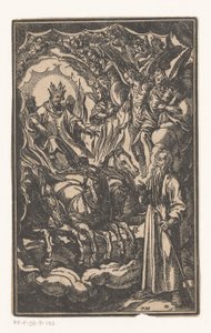 Crowned Saint on a Wagon by Geronima Cagnaccia Parasole