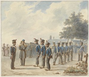 Rural Militia, 1830 by Gerret Jasink van de Poll