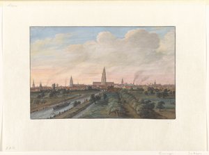 View of the City of Groningen by Gerrit Battem
