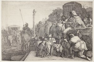 Paul and Barnabas in Lystra by Gerrit Claesz. Bleker