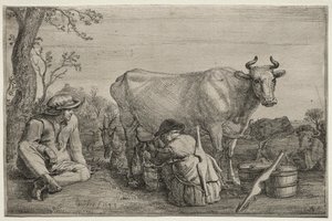 The Milkmaid by Gerrit Claesz. Bleker