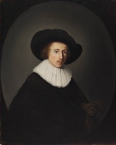 Portrait of a Man with a Hat by Gerrit Dou