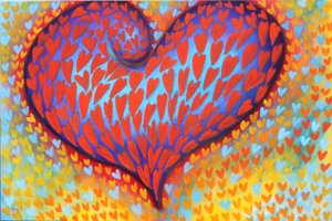 Confetti Hearts by Gerrit Greve