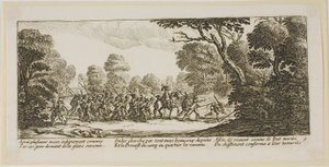 Discovery of the Criminal Soldiers, plate nine from The Large Miseries of War by Gerrit Lucasz van Schagen