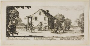 Scene of Pillage, plate four from The Large Miseries of War