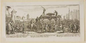 The Wheel, plate fourteen from The Large Miseries of War by Gerrit Lucasz van Schagen