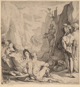 John the Baptist, Preaching by Gerrit Pietersz Sweelinck