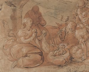 The Adoration of the Shepherds, 1599 by Gerrit Pietersz Sweelink