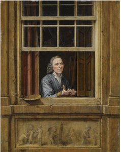 Self-Portrait in a Window by Gerrit Zegelaar