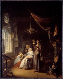 The hydropic woman by Gerrit Dou