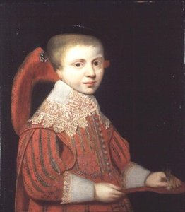 Portrait of the Prince of Nassau Playing Shuttlecock
