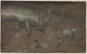The Crucifixion, late 1600s by Gerrit van Battem