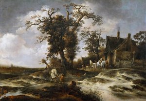 The Inn at the Edge of the Dunes by Gerrit van Hees