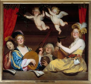 The Concert, Painting by Gerrit Van Honthorst