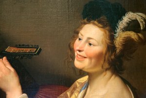 Lute Player by Gerrit van Honthorst