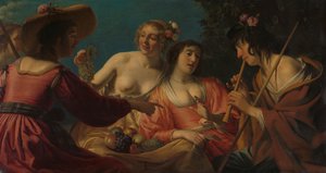 Shepherd Playing the Flute