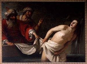 Suzanne in the Bath by Gerrit van Honthorst