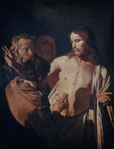 The Incredulity of Saint Thomas by Gerrit van Honthorst