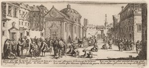 The Hospital by Gerrit van Schagen after Jacques Callot