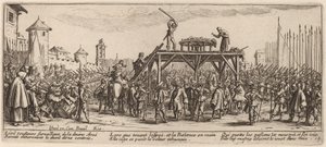 The Wheel by Gerrit van Schagen after Jacques Callot