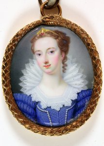 A Lady Called Elizabeth Robinson Mrs Montagu by Gervase (attr.to) Spencer
