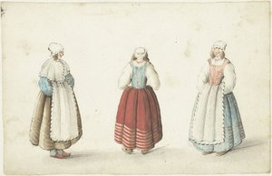 Three Standing Women