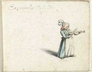 Child Playing Violin