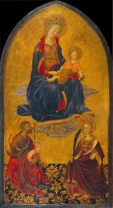 The Adoration of the Virgin and Child by Saint John the Baptist and Saint Catherine
