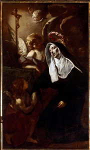 Saint Rita de Cascia in Ecstasy