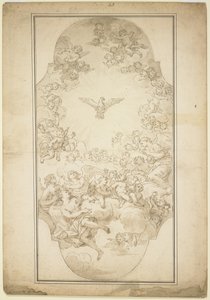 The Holy Ghost, 1680s by Giacinto Brandi