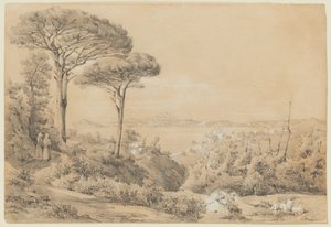 View of the Gulf of Pozzuoli from the Solfatara by Giacinto Gigante