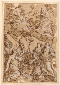 Christ and the Virgin with Patron Saints of Pistoia, 1638
