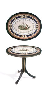 Micromosaic Tabletop, Rome, Late 18th Century by Giacomo (attr. to) Raffaelli