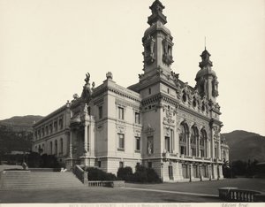 Exterior of the Montecarlo Theater, Monaco by Giacomo Brogi
