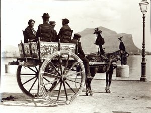 Sicilian Cart, from Life in Palermo by Giacomo Brogi