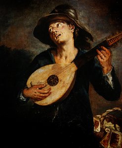 Singer with a Lute