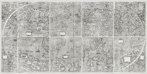 Universale World Map by Giacomo Gastaldi