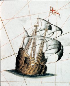 Genoese caravel (detail)