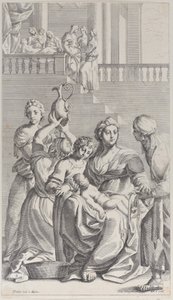 Birth of Saint Benedict by Giacomo Maria Giovannini