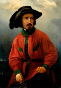 Portrait of the Italian patriot Antonio Solari by Giacomo Ulisse Borzino