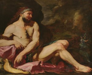 Samson Victorious by Giambattista Langetti