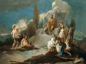 Apollo and Marsyas, 1730 by Giambattista Tiepolo
