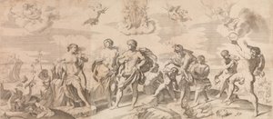 Bacchus with His Companions Discovering Ariadne on the Island of Naxos, after Reni