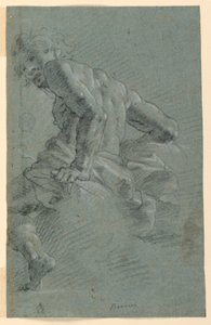 Study of Hermes, Preparatory Study for the Fall of the Giants, Ceiling Fresco at the Palazzo Moroni, Bergamo