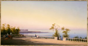 Gian Gianni, On the Terrace / Painting, 1874