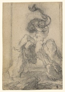 A Marine God with a Dolphin by Gian Lorenzo Bernini