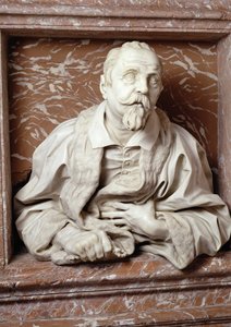 Bust of Gabrielle Fonseca (doctor of Pope Innocent X) from the Fonseca Chapel