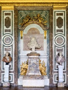 Bust of Louis XIV, Salon de Diane, Grand Apartment, Chateau de Versailles, France, 17th Century by Gian Lorenzo Bernini