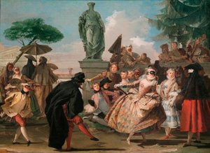 The Minuet by Giandomenico  Tiepolo