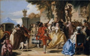 A Dance in the Country, c.1755 by Giovanni Domenico Tiepolo